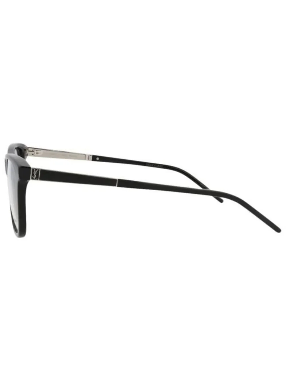New Saint Laurent Unisex Square/Rectangle Black Silver Transparent Fashion Desig